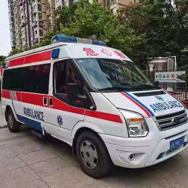 攸县长途救护车护送病人返乡
